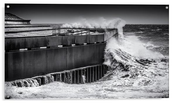 Samphire Hoe Acrylic by Ian Hufton