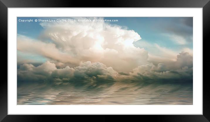 Storm front Framed Mounted Print by Sharon Lisa Clarke