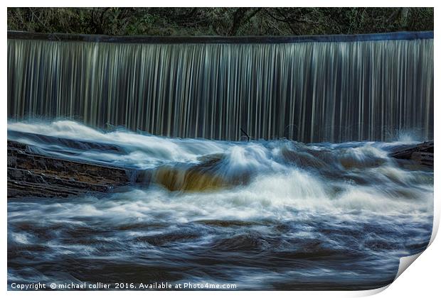 The Weir  Print by michael collier