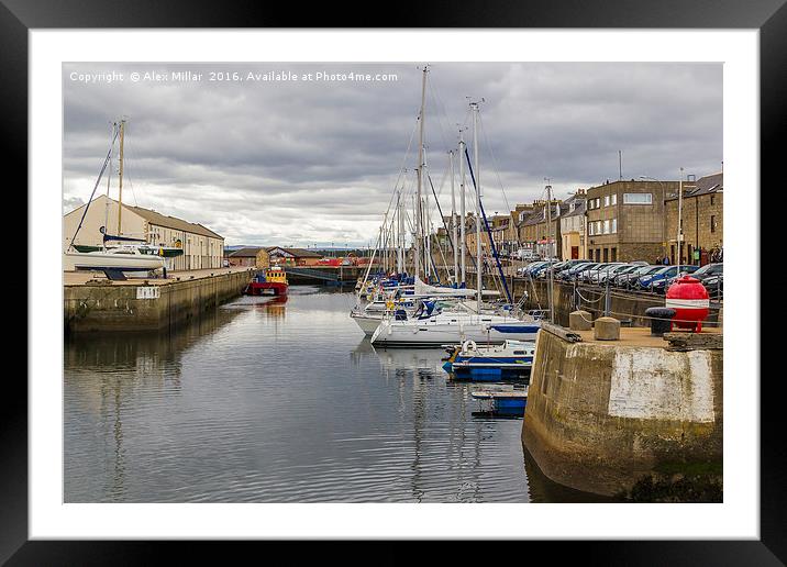 Lossiemouth Harbour Framed Mounted Print by Alex Millar