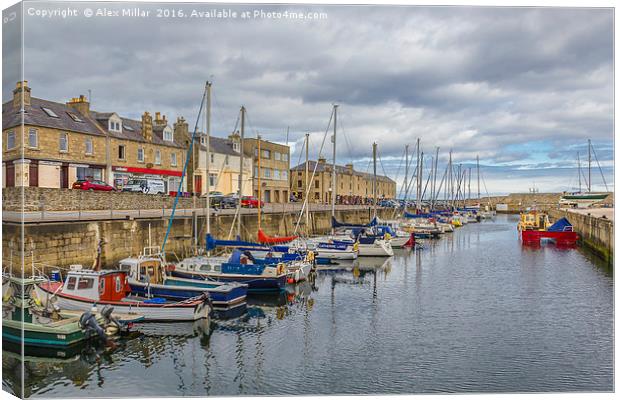 The Lossiemouth Harbour Canvas Print by Alex Millar