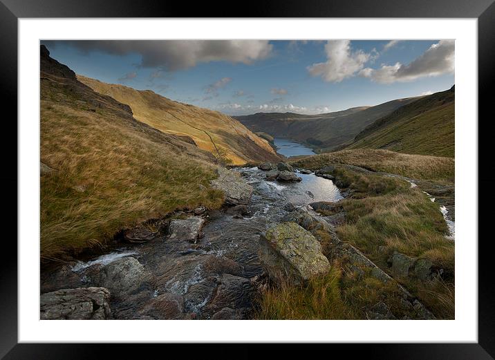Small water beck Framed Mounted Print by Eddie John