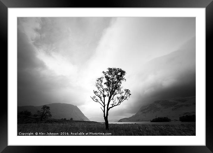 Crummock Water Framed Mounted Print by Alex Johnson