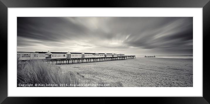 St Annes Pier          Framed Mounted Print by Alex Johnson