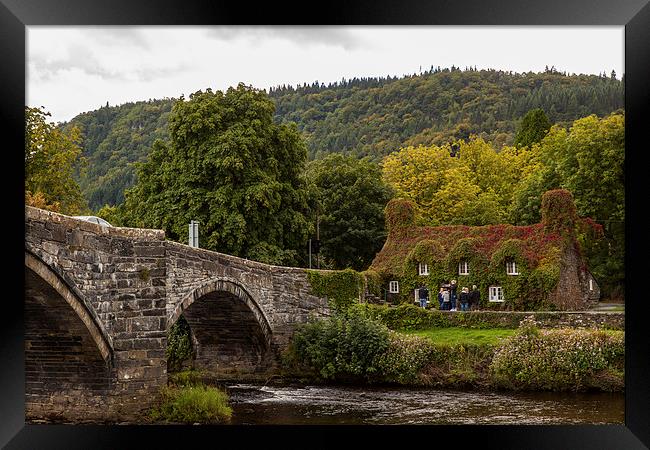 Colored Hut Framed Print by Thomas Schaeffer