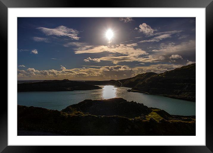 winter sun Framed Mounted Print by keith sutton