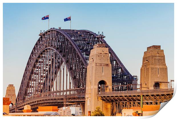 Sydney Harbour Bridge Print by Ray Shiu
