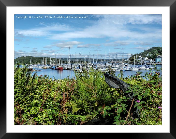 Tarbert Harbour Argyll and Bute Framed Mounted Print by Lynn Bolt