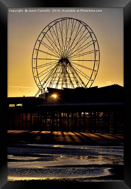 Big Wheel, Blackpool Framed Print by Jason Connolly