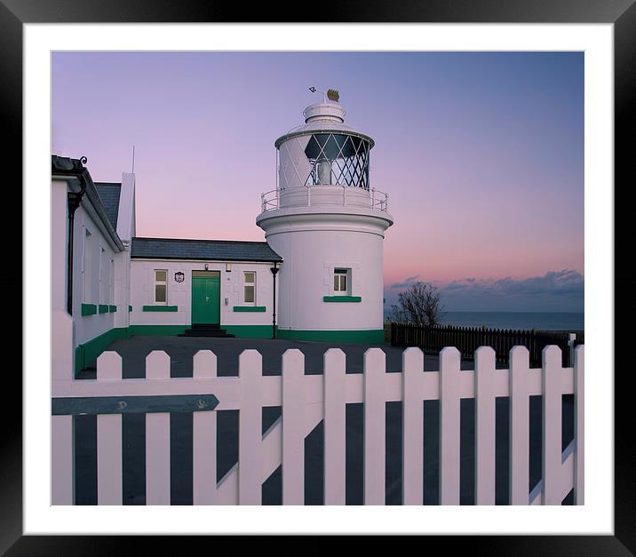 Anvil point lighthouse  Framed Mounted Print by Shaun Jacobs