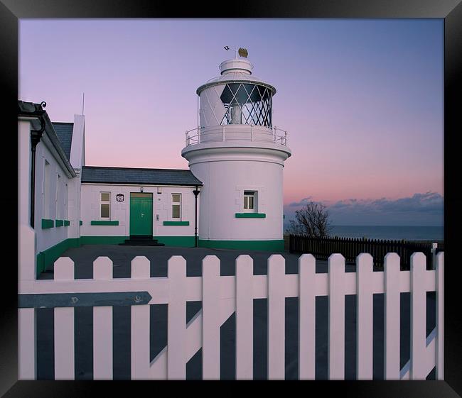 Anvil point lighthouse  Framed Print by Shaun Jacobs