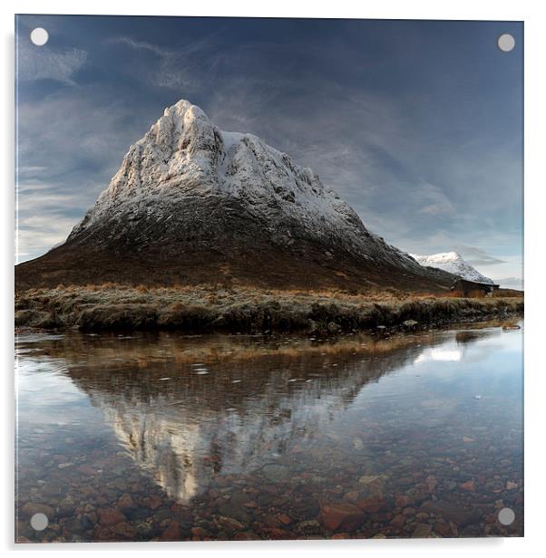 Mountain Reflection Glencoe Acrylic by Grant Glendinning