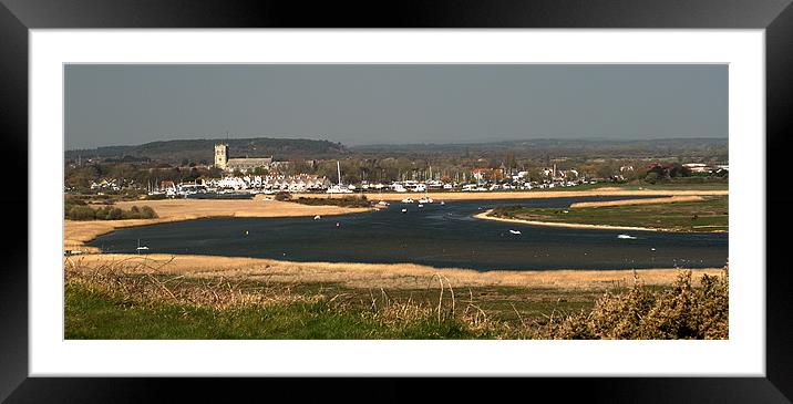 Christchurch Quay Framed Mounted Print by Chris Day