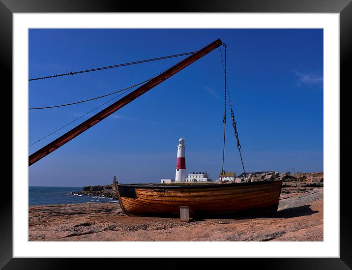 Portland Bill lighthouse  Framed Mounted Print by Shaun Jacobs