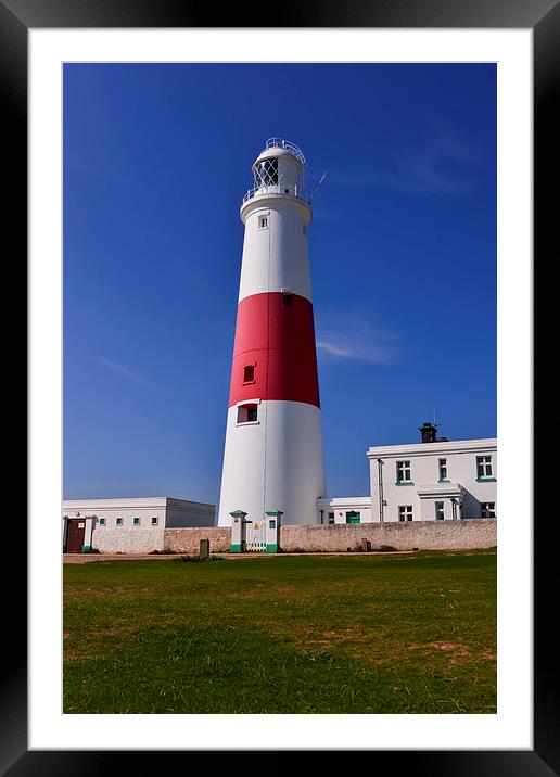 Portland Bill lighthouse  Framed Mounted Print by Shaun Jacobs