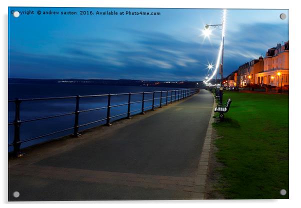 IS THIS FILEY Acrylic by andrew saxton