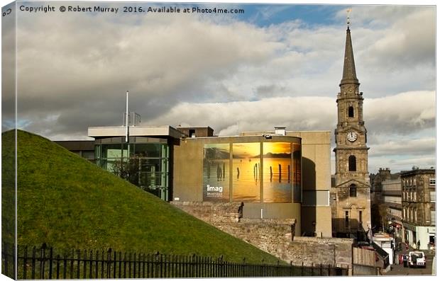 Inverness Art Gallery and Tolbooth Steeple. Canvas Print by Robert Murray