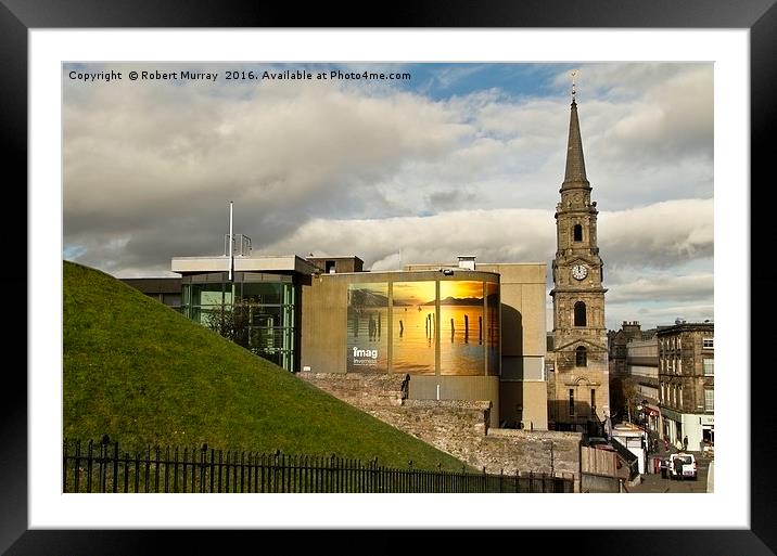Inverness Art Gallery and Tolbooth Steeple. Framed Mounted Print by Robert Murray