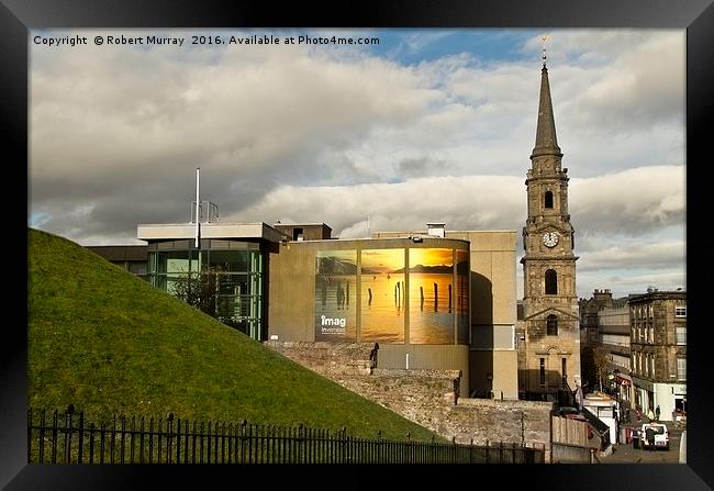 Inverness Art Gallery and Tolbooth Steeple. Framed Print by Robert Murray