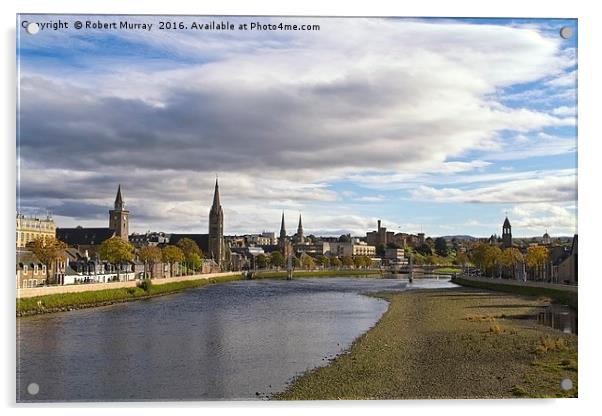 Inverness - Capital of the Highlands Acrylic by Robert Murray
