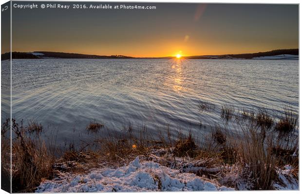 Snow and sun Canvas Print by Phil Reay