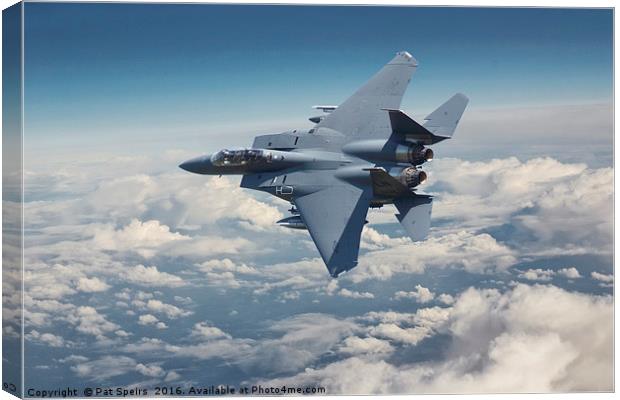 F15 - E  Strke Eagle Canvas Print by Pat Speirs