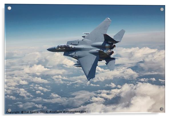 F15 - E  Strke Eagle Acrylic by Pat Speirs