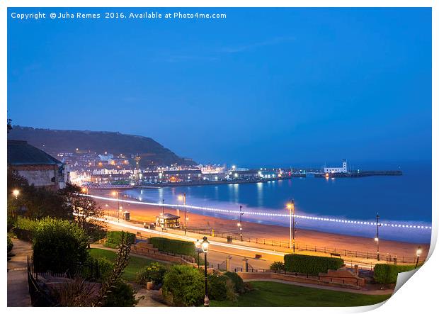 Scarborough South Sands Print by Juha Remes