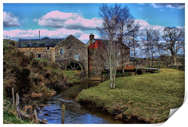 the old watermill Print by Tommy Reilly