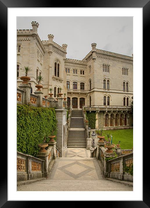 Miramare, Trieste, Italy Framed Mounted Print by Ian Middleton