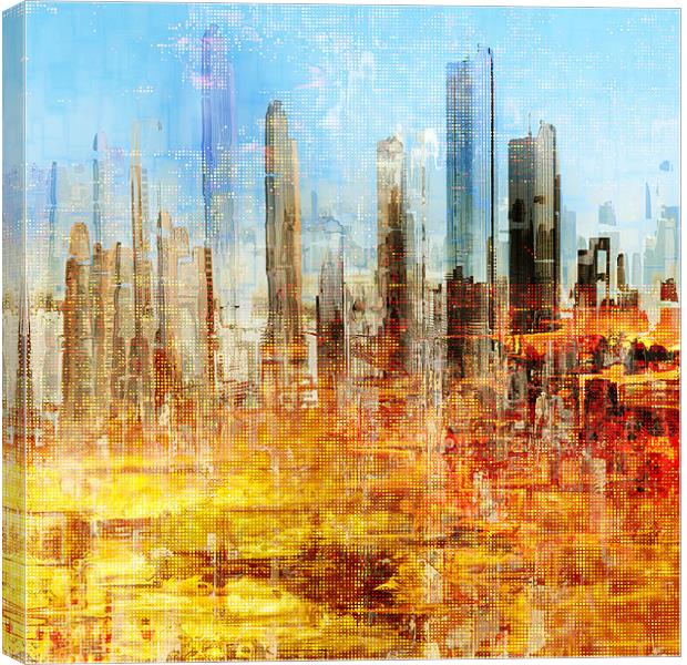 city Canvas Print by Jean-François Dupuis