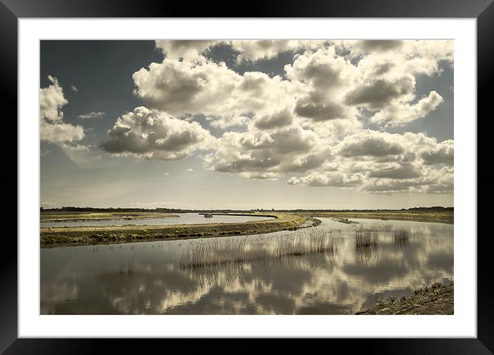 River Thurne and Upton Marshes Framed Mounted Print by Stephen Mole