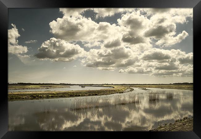 River Thurne and Upton Marshes Framed Print by Stephen Mole