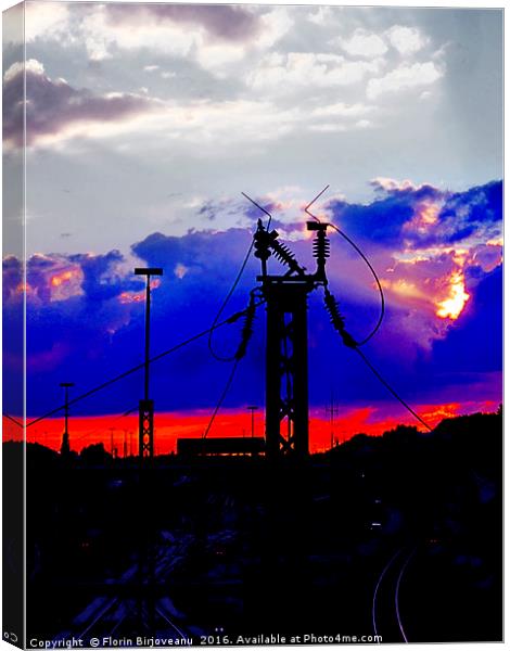  Electrification Surge Canvas Print by Florin Birjoveanu