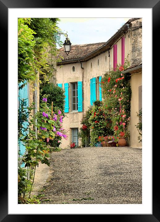 Castelmoran D'Albret  Framed Mounted Print by Irene Burdell