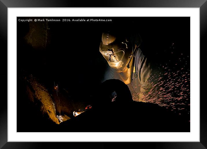The Daily Grind Framed Mounted Print by Mark Tomlinson