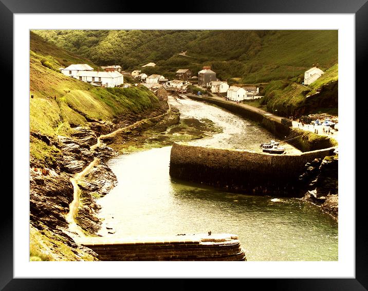 Boscastle Framed Mounted Print by Alexia Miles