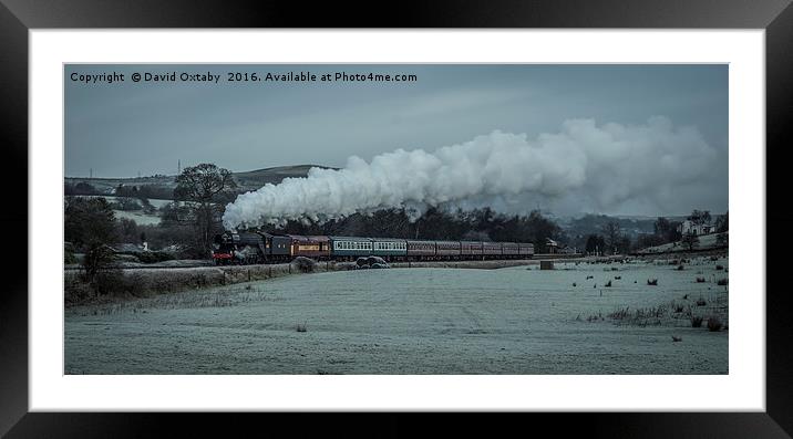 Flying Scotsman heading to Ramsbottom Framed Mounted Print by David Oxtaby  ARPS