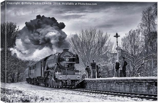 The Flying Scotsman Canvas Print by Phil Durkin DPAGB BPE4