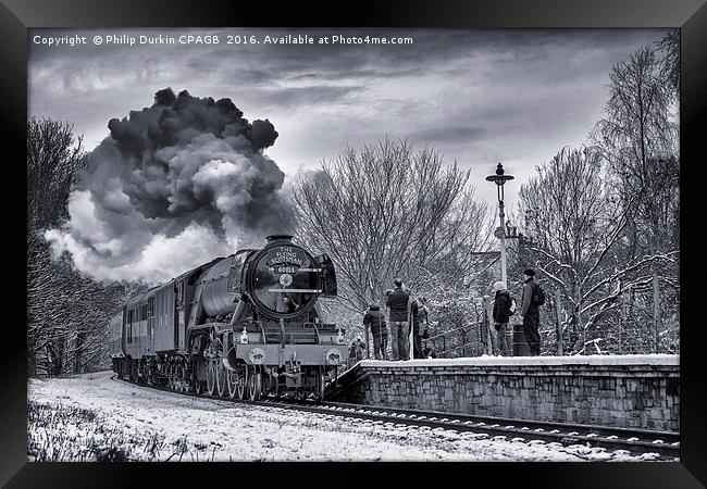 The Flying Scotsman Framed Print by Phil Durkin DPAGB BPE4