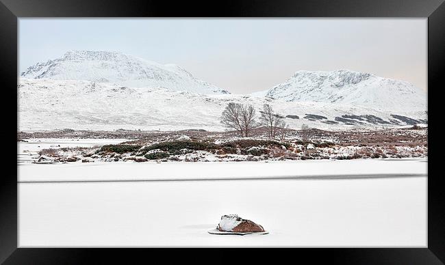 Loch Ba Winter Framed Print by Grant Glendinning