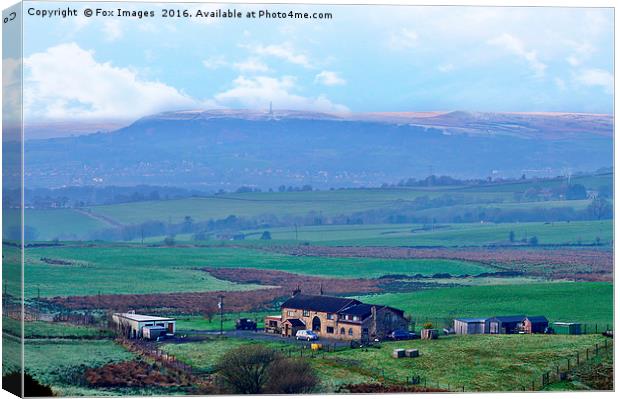 countryside view Canvas Print by Derrick Fox Lomax