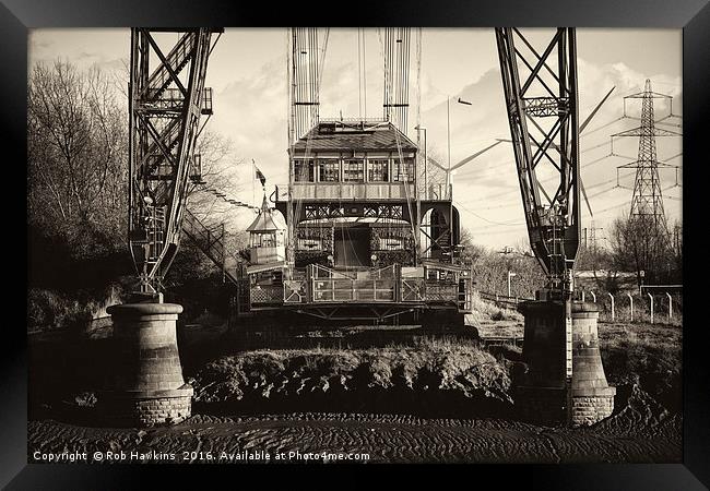 Welsh Gondola  Framed Print by Rob Hawkins