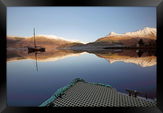 Loch Leven Reflection Framed Print by Grant Glendinning
