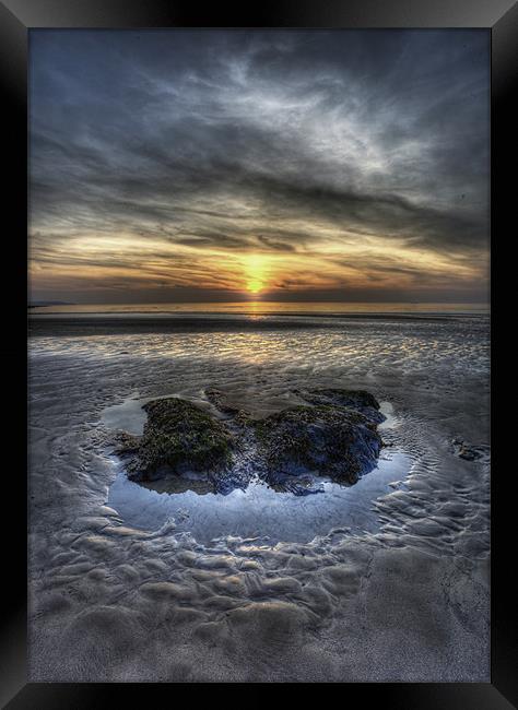 Rockin Sunset Westward Ho! Framed Print by Mike Gorton