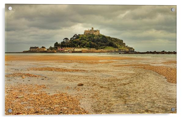 St Michael's Mount Acrylic by David McCulloch