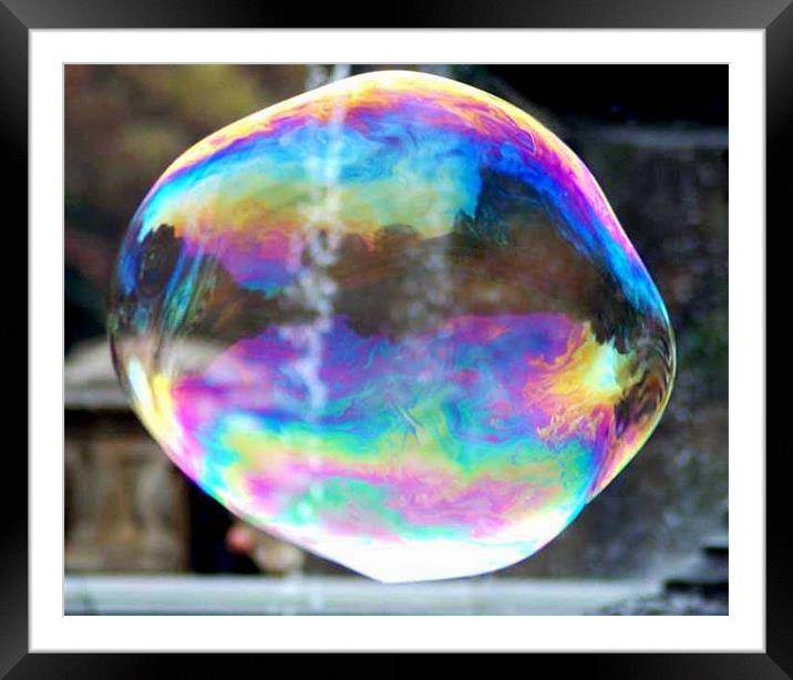 Big Bubble 2 Framed Mounted Print by Marina Gray
