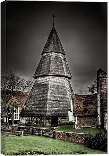 The Unusual Detached Bell Tower of St. Augustine's Canvas Print by Jeremy Sage