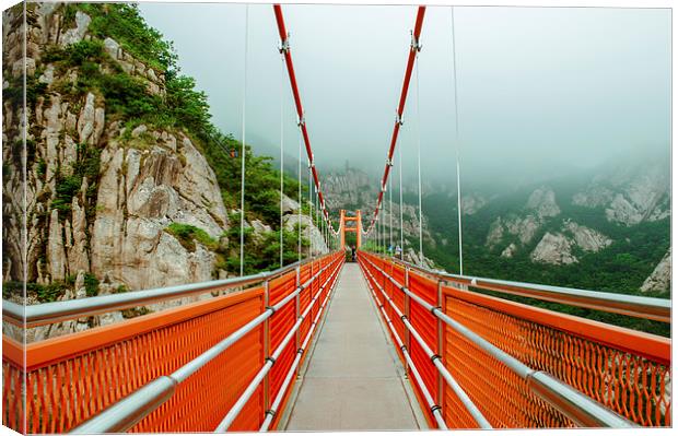 Advanture Gureum bridge Canvas Print by Ambir Tolang