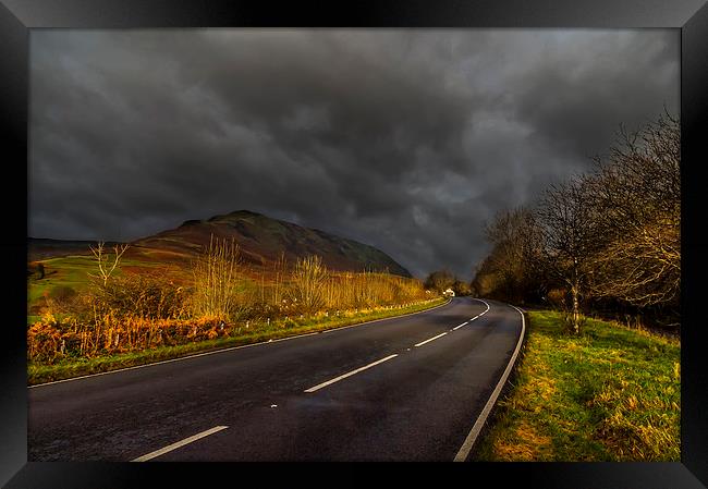 Stormclouds over Cumbria Framed Print by Pete Watson